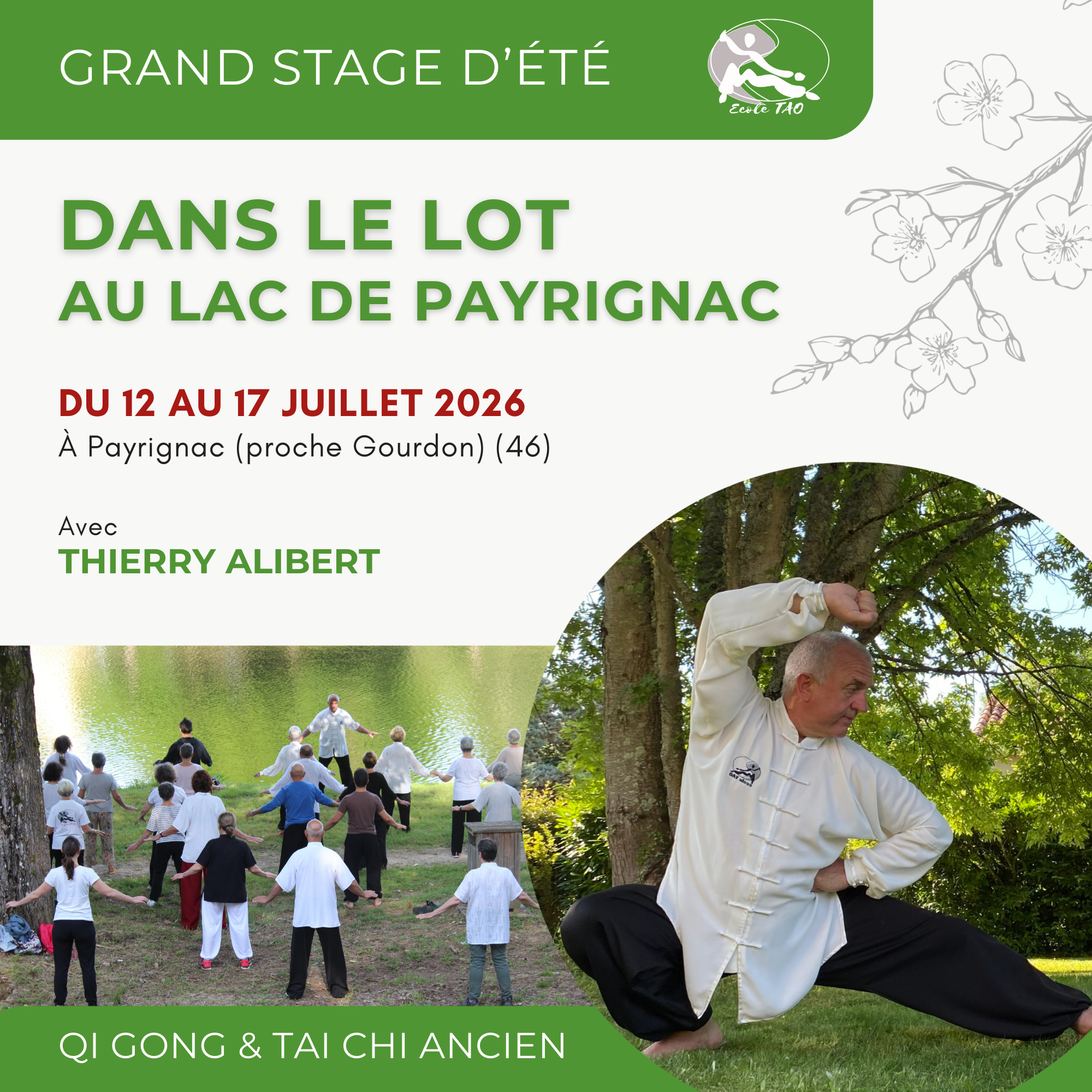 Grand stage d'été dans le Lot à Gourdon 2026