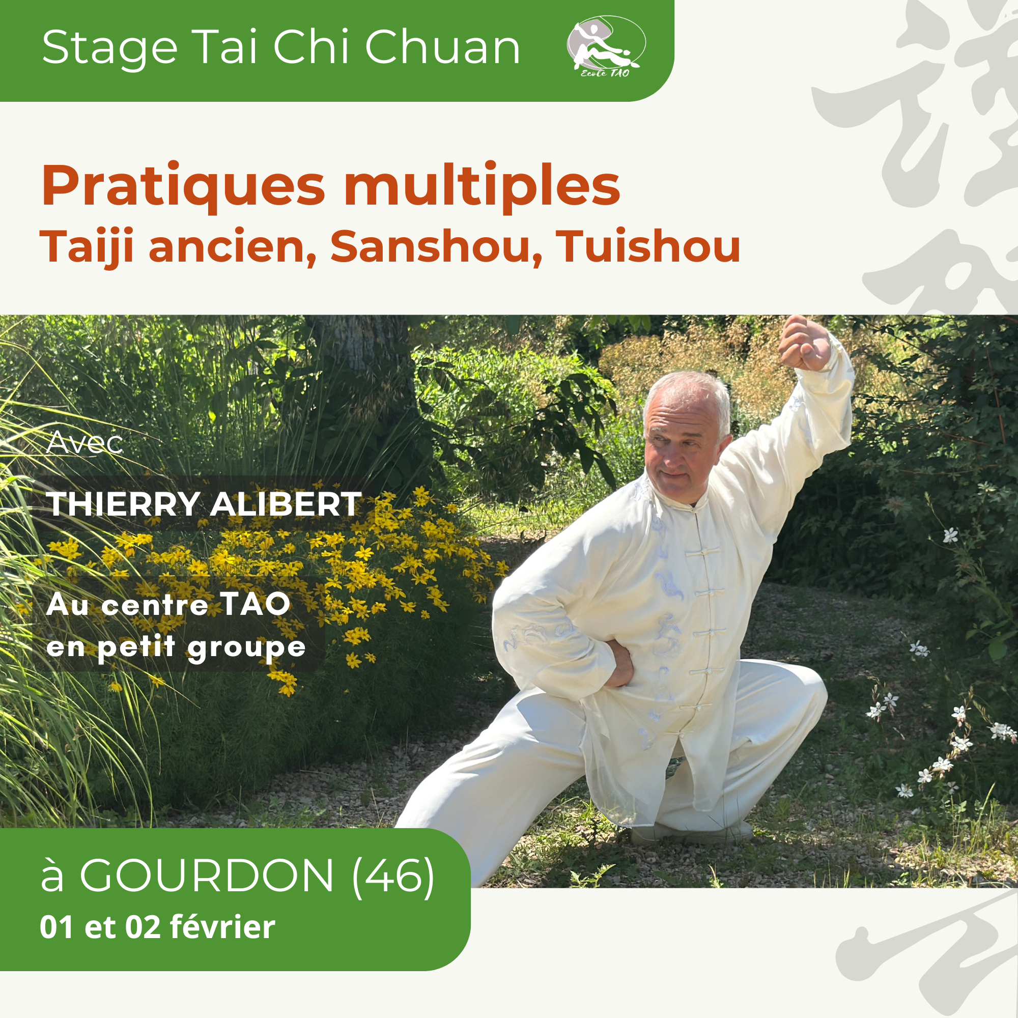 Stage Mains Nues Février