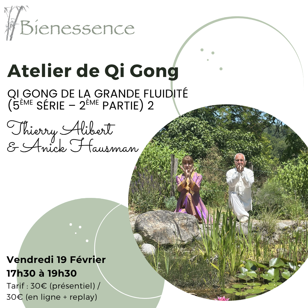 Qi Gong de la grande fluidité (5ème série – 2ème partie) 2